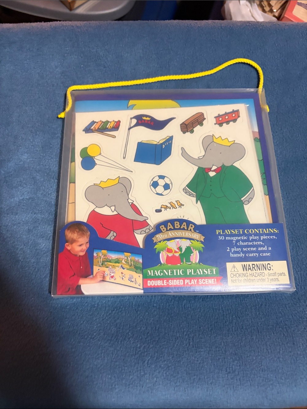 70th Anniversary BABAR Magnetic Playset Kids Toy - Unopened